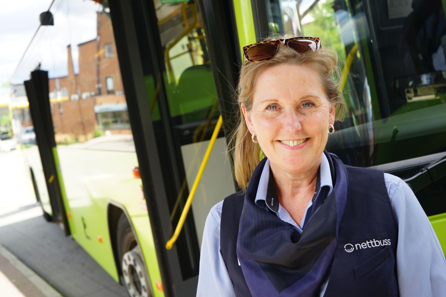 Marianne Nattestad på Bekkestua terminal.